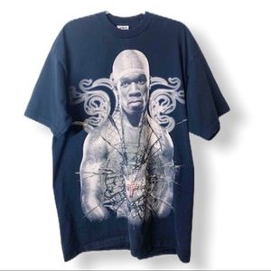 Vintage:2,000s 50CENT T-shirt ★ HIPHOP 50 cents